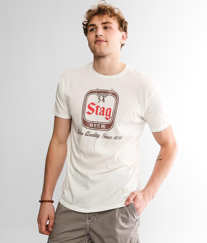 Retro Brand Stag&#174; Beer T-Shirt front view