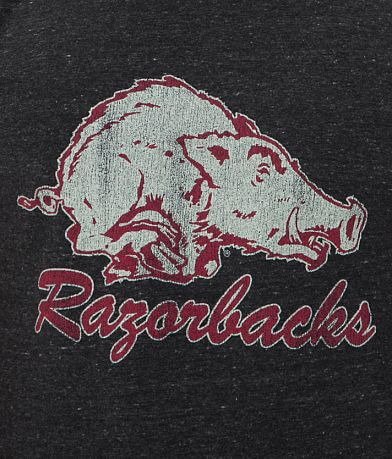 Distant Replays Arkansas T-Shirt front detail view