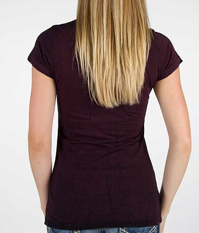 Velvet Stone Lattice Britt T-Shirt misc detail 1 view