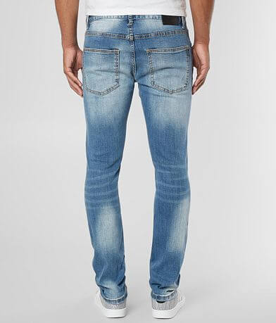 DOPE Graffiti Moto Taper Stretch Jean BACK