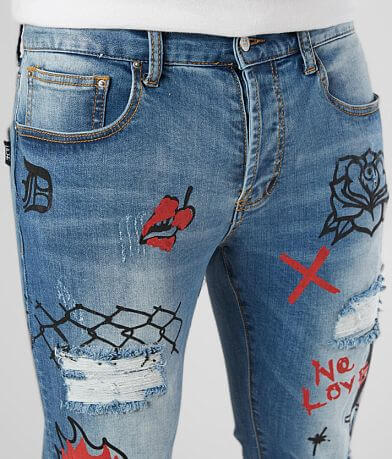 DOPE Graffiti Moto Taper Stretch Jean MISC_DETAIL_1