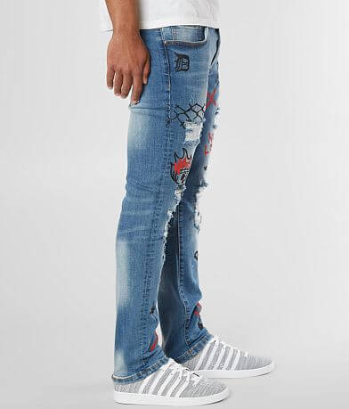 DOPE Graffiti Moto Taper Stretch Jean FULL_RIGHT_SIDE