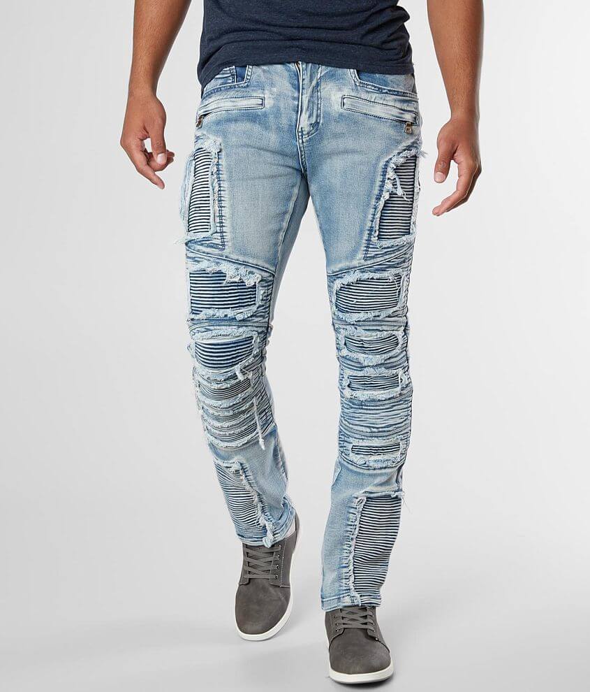 DOPE Savage Moto Taper Stretch Jean front view