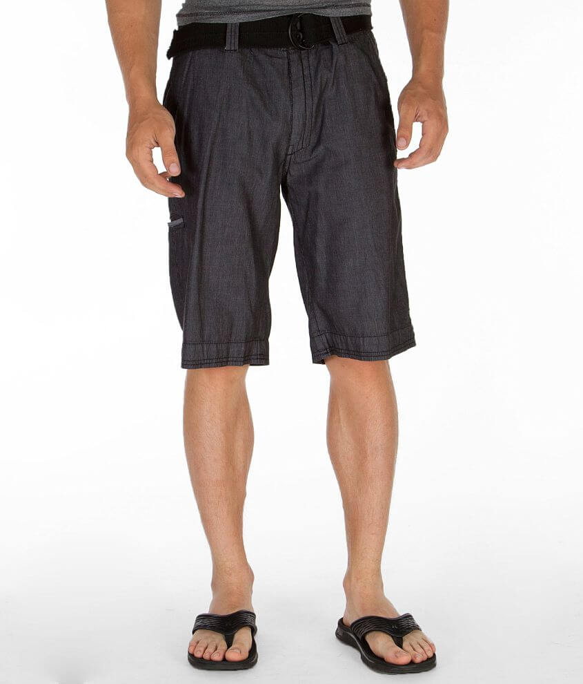 Buckle Black Almost Short Men's Shorts in Grey Buckle