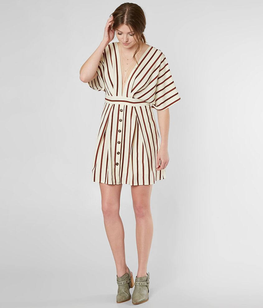 Willow &#38; Root Striped Dress front view