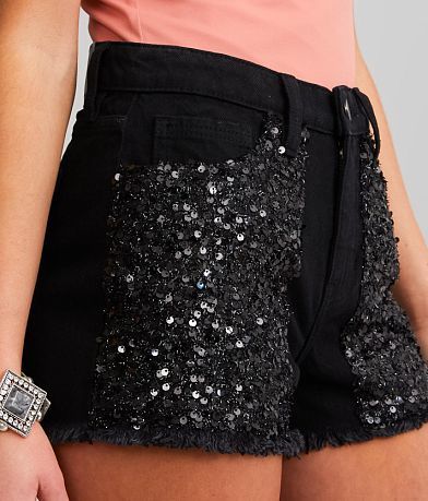 Sterling &amp; Stitch High Rise Sequin Short MISC_DETAIL_1