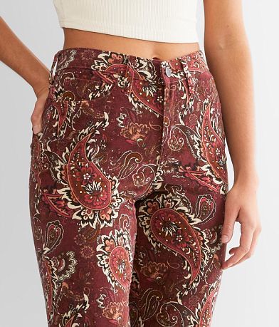 Sterling &amp; Stitch Paisley Corduroy Flare Pant MISC_DETAIL_1