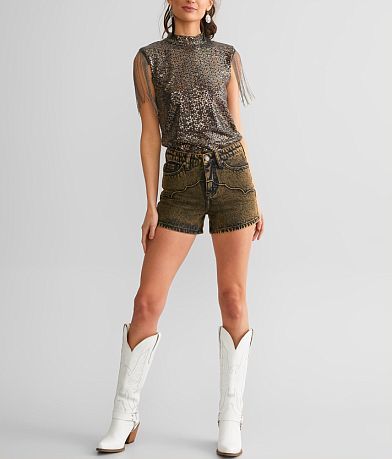 Sterling & Stitch High Rise Short front view