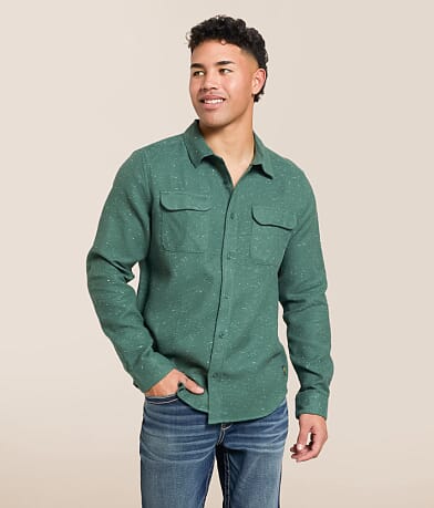 RVCA Dayshift Flannel Shirt front view