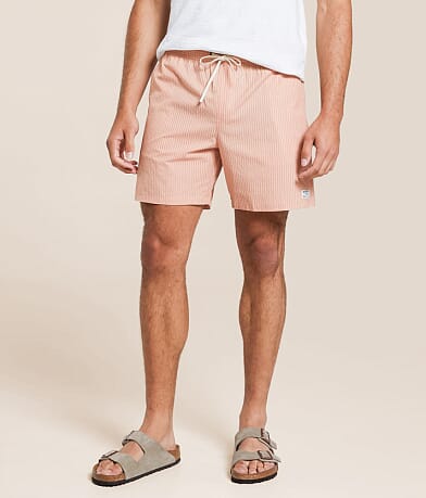 RVCA Exotica Seersucker Short front view