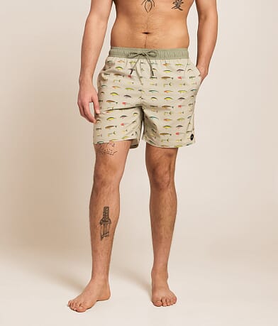 Kaleb Stretch Swim Trunks thumbnail 2