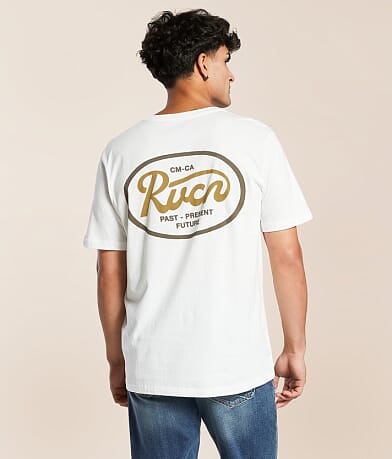 RVCA Oval Script T-Shirt front view