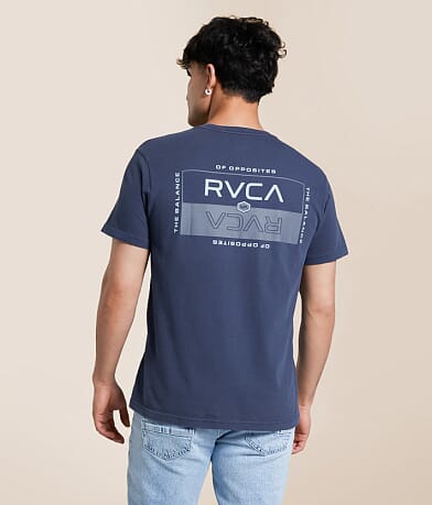RVCA Double Bar Split T-Shirt back view