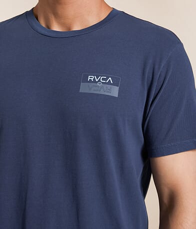 RVCA Double Bar Split T-Shirt misc detail 2 view