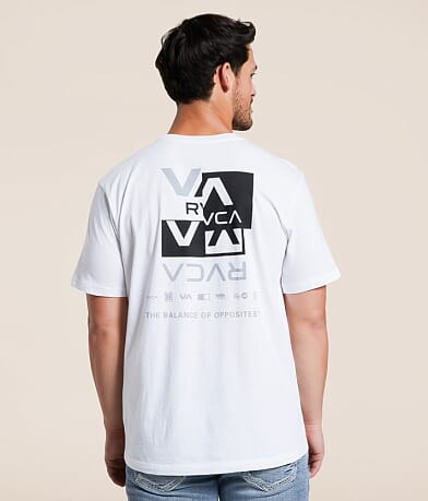 RVCA Splitter Stacks T-Shirt front view