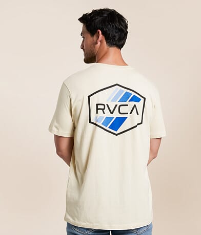 RVCA Stripe Hex T-Shirt front view