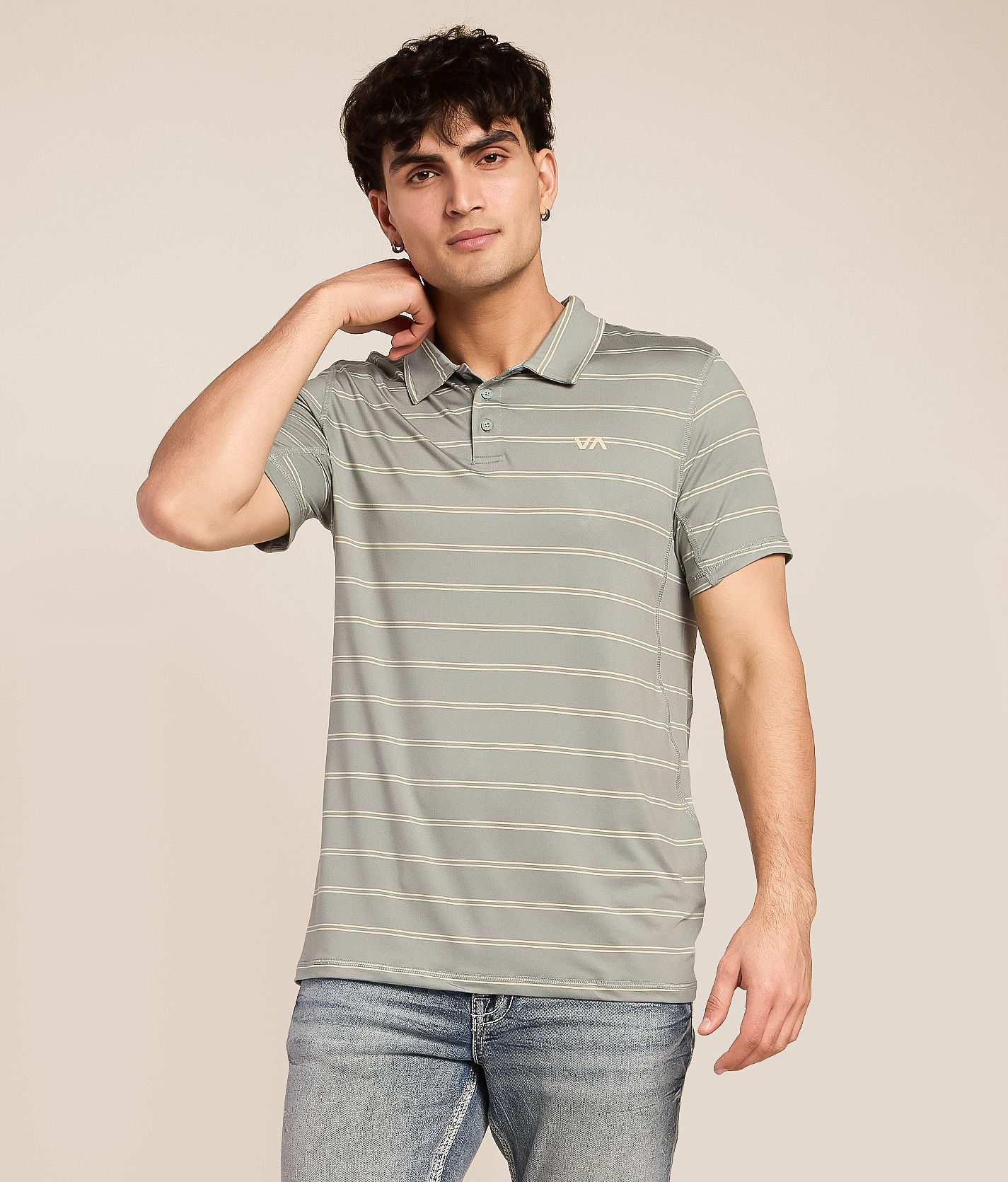 RVCA Sport Vent Performance Polo - Men's Polos in Lead 1 | Buckle