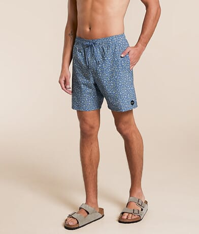 RVCA Floral Stretch Swim Trunks front view