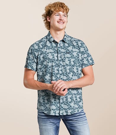RVCA Botanical Shirt front view