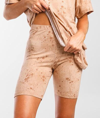Gilded Intent Splatter Biker Short FULL_LEFT_SIDE
