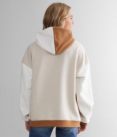 BKE Color Block Hooded Sweatshirt BACK