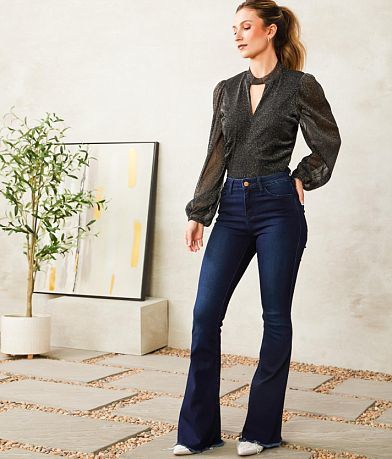 Willow &amp; Root Lurex Mesh Keyhole Top MISC_DETAIL_1