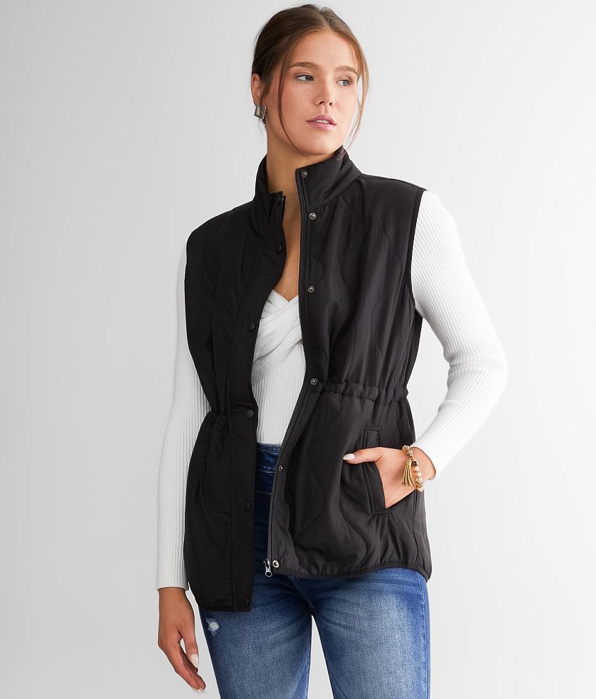 BKE Quilted Vest front view