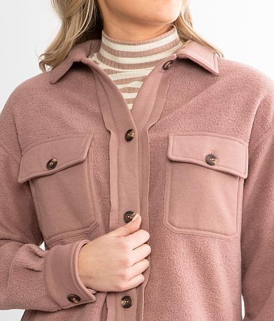 BKE Pieced Fleece Shacket MISC_DETAIL_1