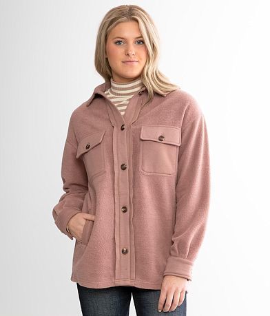BKE Pieced Fleece Shacket FULL_RIGHT_SIDE