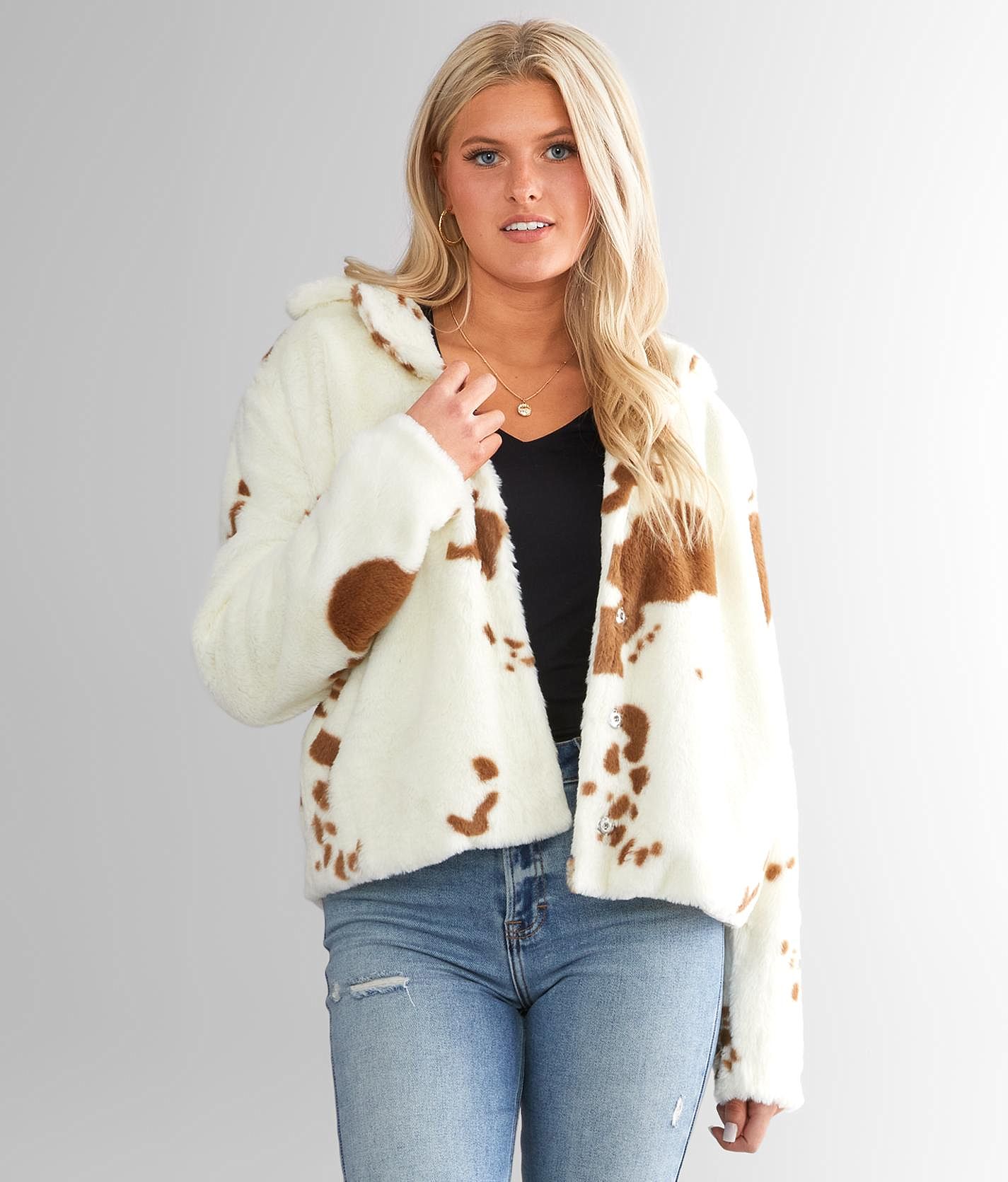 ジャケット・アウター French poodle fur ribbon jacket ivo New Rabbit Coat – La Garçonne