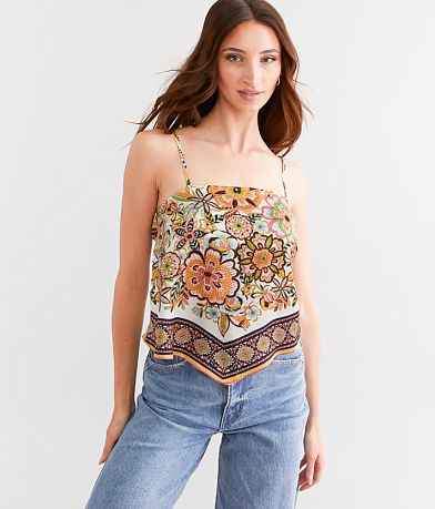 Daytrip Satin Hanky Tank Top FULL_RIGHT_SIDE
