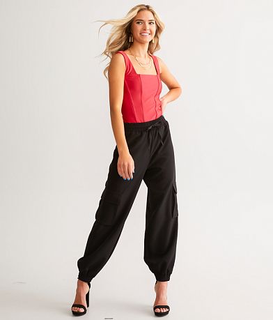 Willow &amp; Root Square Neck Corset Tank Top MISC_DETAIL_2