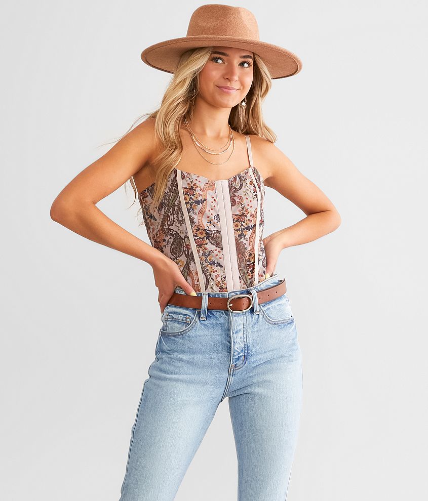 Eco Eara Floral Mesh Bodysuit