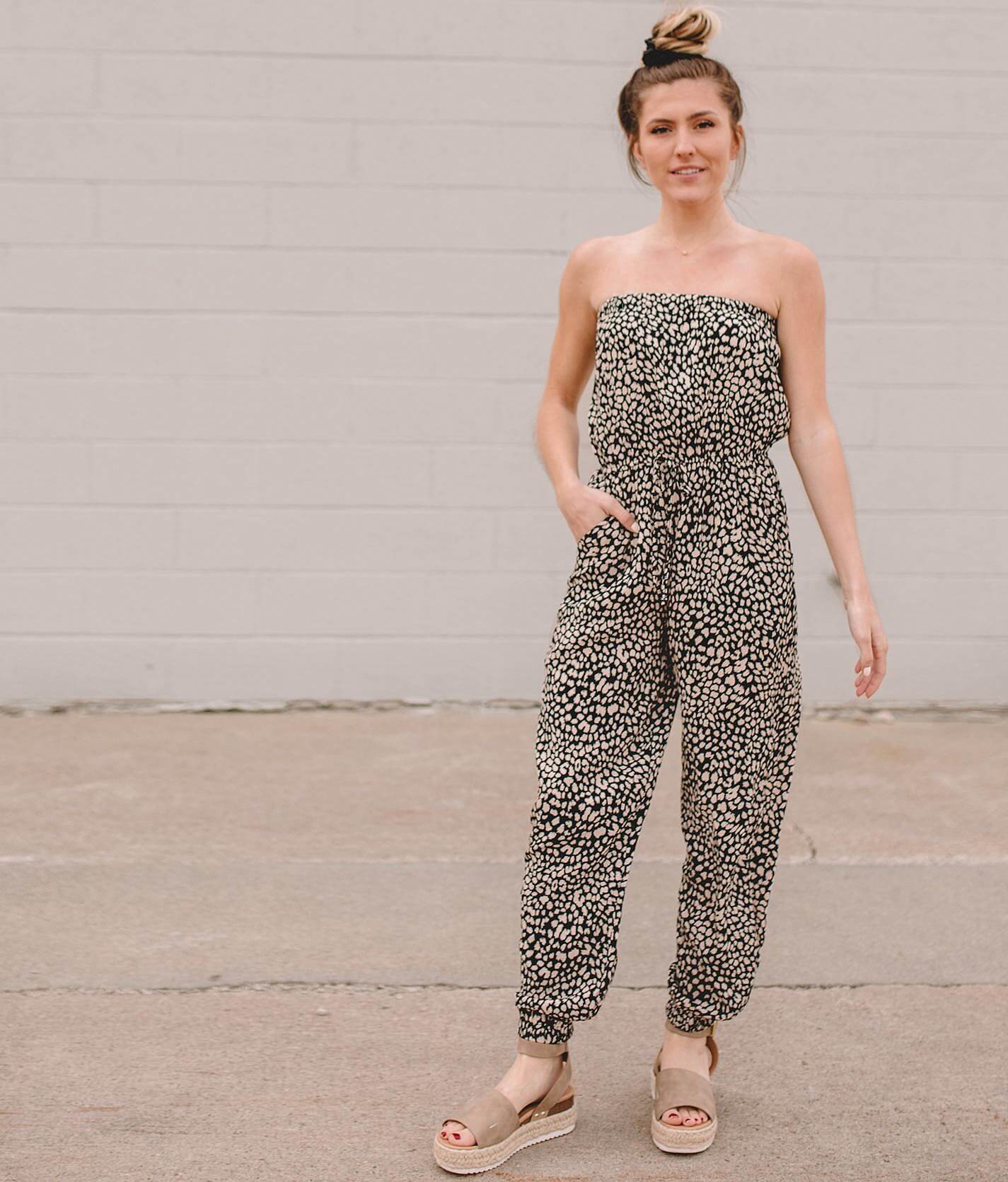 strapless rompers and jumpsuits