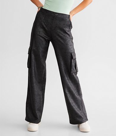 Willow & Root Mesh Flare Stretch Pant - Women's Pants in Brown Sage
