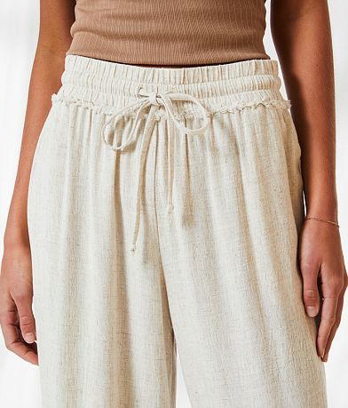 BKE Resort Wide Leg Linen Blend Pant misc detail 1 view