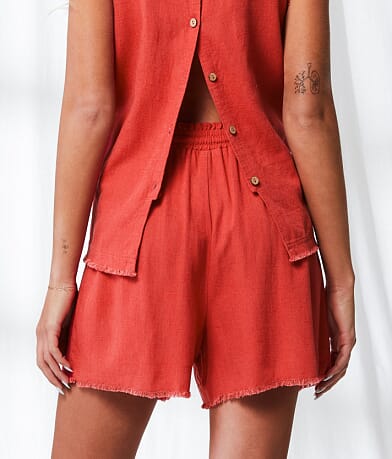 BKE Resort Frayed Short BACK