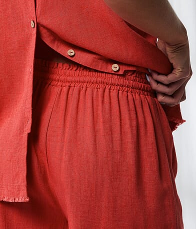 BKE Resort Frayed Short BACK_POCKET