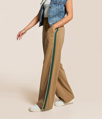 Gilded Intent Pinstriped Trouser Pant front view