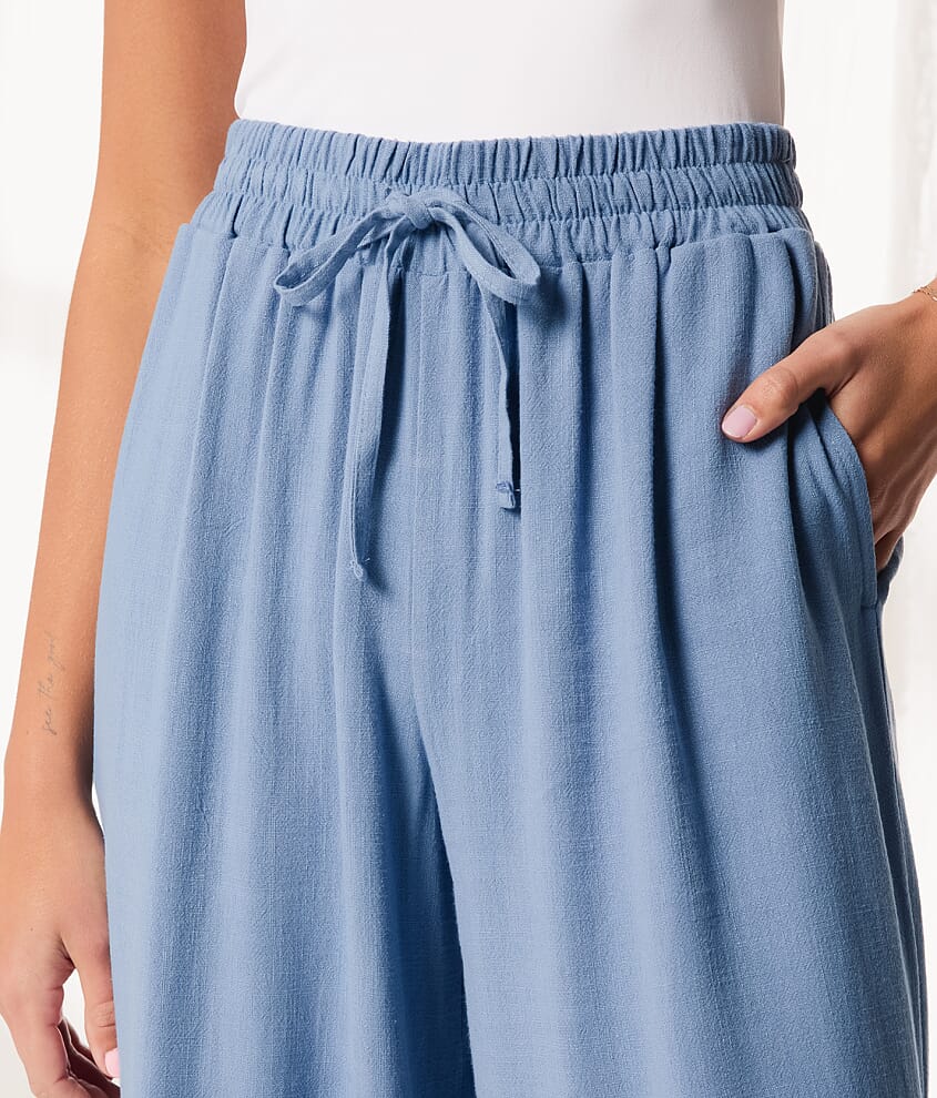 Resort Edit - Wide Leg Cinch Tie Pant