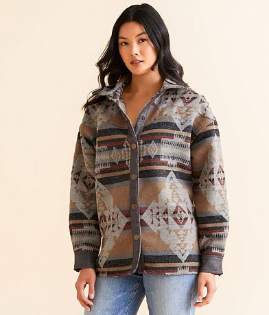 BKE Pieced Aztec Shacket FULL_RIGHT_SIDE