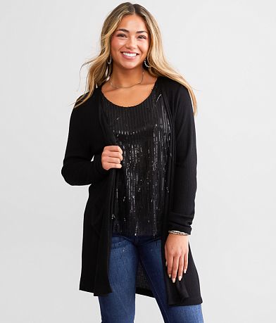 Willow & Root Belted Duster Cardigan Sweater - Women's Sweaters in