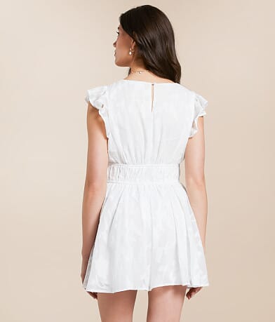 Floral Jacquard Romper thumbnail 4