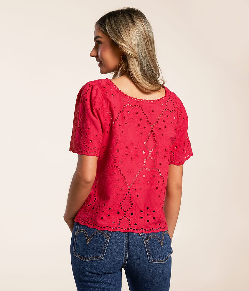 Eyelet Top