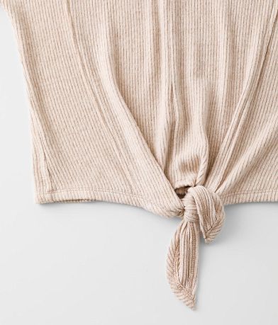 Daytrip Girls - Brushed Knit Pieced Top MISC_DETAIL_2