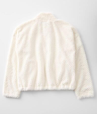 Daytrip Girls - Metallic Polka Dot Wubby Jacket BACK