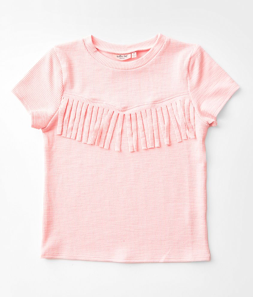 Girls - Willow &#38; Root Fringe Top front view