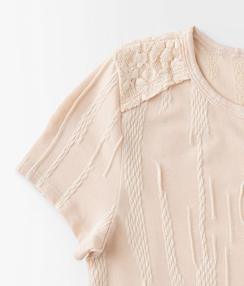 Girls - Pieced Lace Top