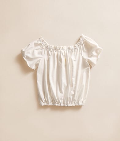 Girls - Lace Overlay Top thumbnail 2