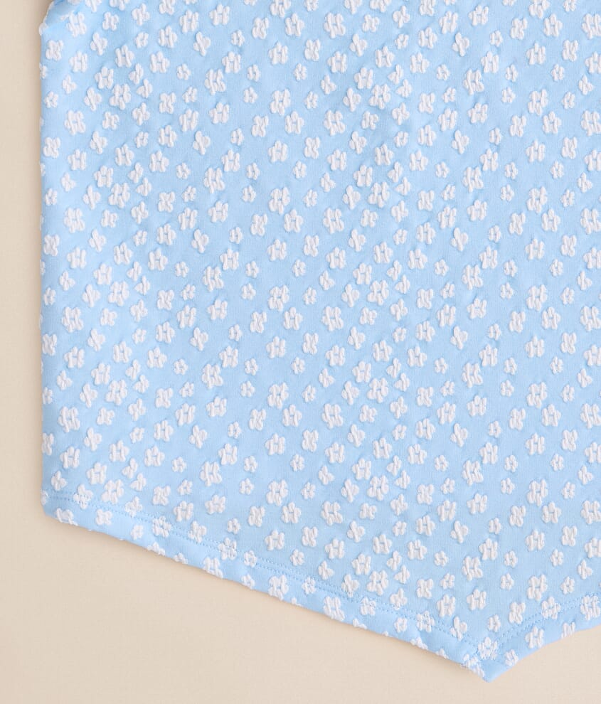 Girls - Floral Hanky Hem Top